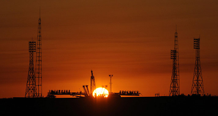 Der Statellit wurde am Kosmodrom Baikonur in den Weltraum geschickt.