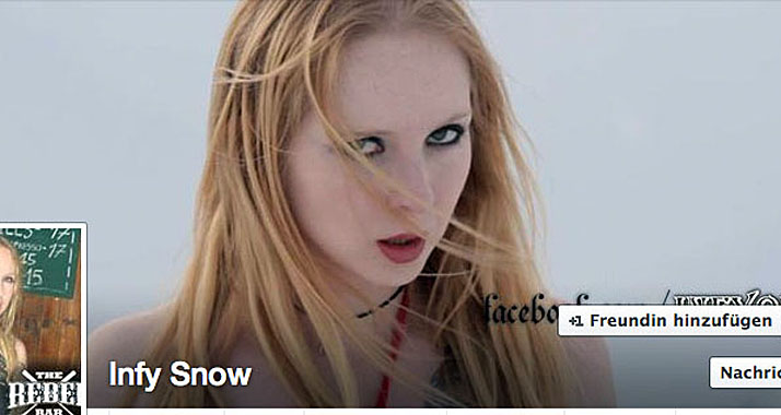 "Infy Snow" setzt sich auf Facebook für Spatzen ein.