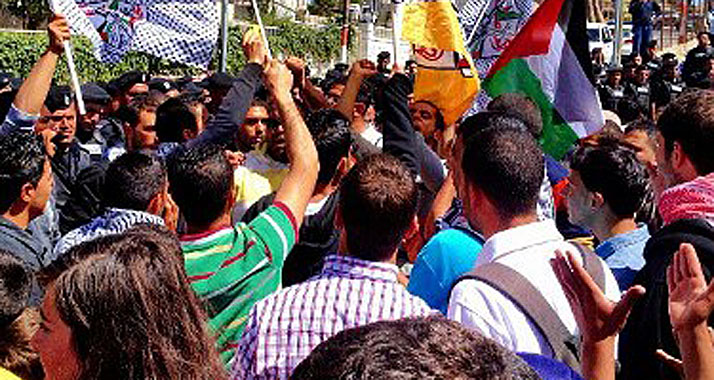 Immer wieder kommt es bei Protesten im Westjordanland zu Gewalteinsätzen der Polizei