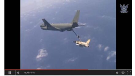 Die israelische Luftwaffe hat erfolgreich die Betankung von Kampfflugzeugen in der Luft getestet.