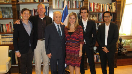 Peres hat am Mittwoch Vertreter des Internet-Unternehmens Facebook empfangen.