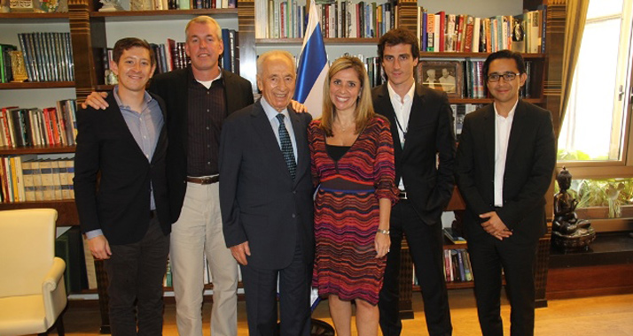 Peres hat am Mittwoch Vertreter des Internet-Unternehmens Facebook empfangen.