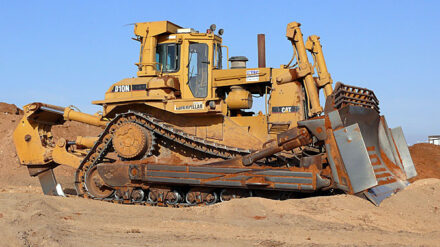 Mit einem Bulldozer hat der Palästinenser versucht, Soldaten umzufahren (Symbolbild)