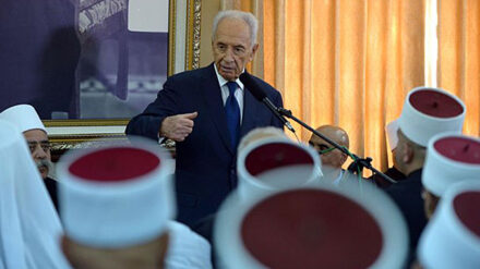 Israels Präsident Peres hat der drusischen Führung einen Besuch abgestattet.