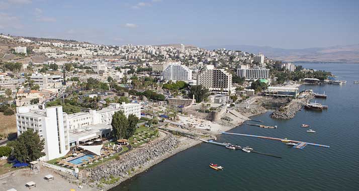 Im Norden Israels wie hier in Tiberias hat es leichte Erdbeben gegeben.