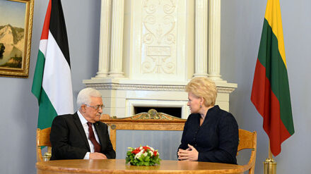 "Illegale Siedlungen": Abbas erhielt in Litauen Unterstützung von Staatspräsidentin Grybauskaitė