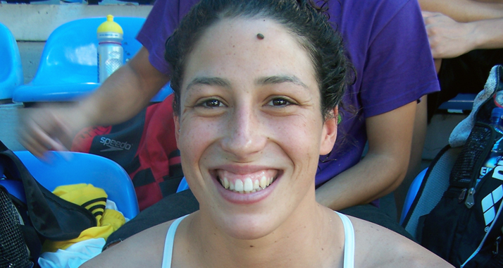 Schwimmerin Amit Ivry kann sich über zwei Medaillen freuen.