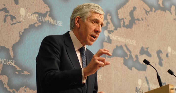 Verteidigt seine Äußerungen zu Israel: Jack Straw.
