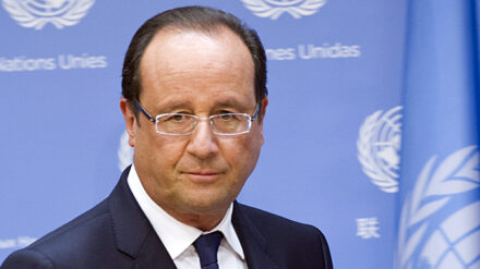 Wegen "Missachtung der Knesset" kritisiert: François Hollande
