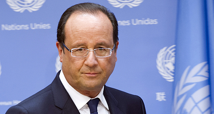 Wegen "Missachtung der Knesset" kritisiert: François Hollande