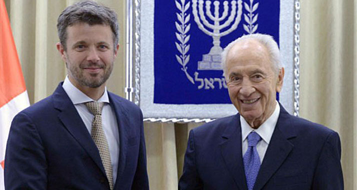 70 Jahre dänische  Judenrettung: Für Kronprinz Frederik (l.) Anlass für einen Besuch bei Präsident Peres