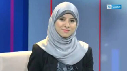 Israa al-Mudallal arbeitete beim palästinensischen Fernsehen, bevor sie ihre neue Aufgabe als Hamas-Sprecherin übernahm.