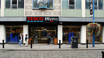 Ein Tesco-Supermarkt in Dublin: In diesen Geschäften sind israelische Waren markiert.