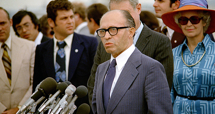 Seine Geburtstadt Brest erinnert mit einem Denkmal an Menachem Begin.