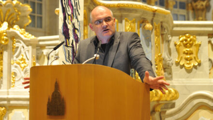 Der Nahostkorrespondent Johannes Gerloff sprach in der Dresdner Frauenkirche vor rund 700 Zuhörern.