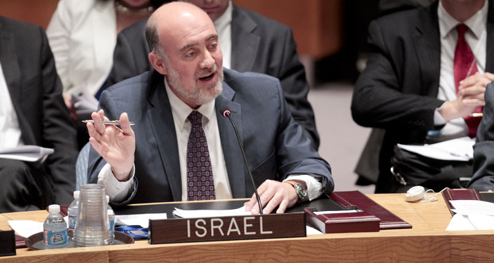 Israels Botschafter Prosor hat eine UN-Resolution durchgebracht. (Archivbild)