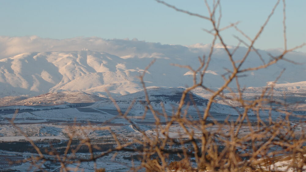 Auf dem Hermon ist in der Nacht zum Donnerstag der erste Schnee in dieser Saison gefallen. (Archivbild)