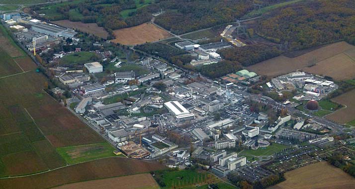 Der Hauptsitz von CERN in Meyrin
