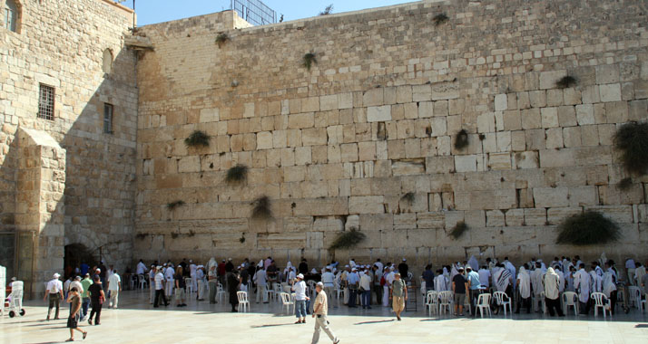 Die Klagemauer in Jerusalem war bei den Touristen besonders beliebt.