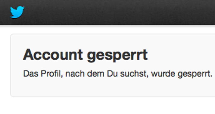 Diese Sperr-Meldung erscheint, wenn auf Twitter das Konto @AlqassamBrigade gesucht wird.