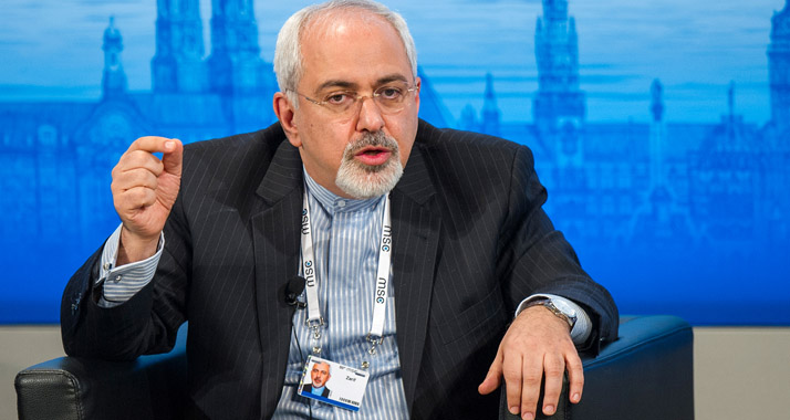 Sarif bei der Sicherheitskonferenz Anfang Februar in München