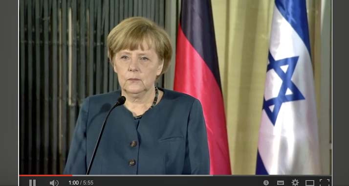 Hält sich derzeit zu den 5. Regierungskonsultationen in Israel auf: Kanzlerin Angela Merkel