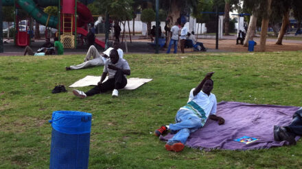 Kommen meist über Ägypten: Afrikanische Flüchtlinge in Tel Aviv