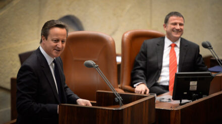 Warb für mehr Zusammenarbeit zwischen Israel und Großbritannien: David Cameron.