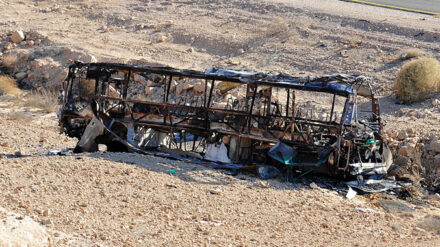 Der Anschlag, für den Faridsch laut seiner Gruppe verantwortlich war, galt unter anderem diesem israelischen Bus.