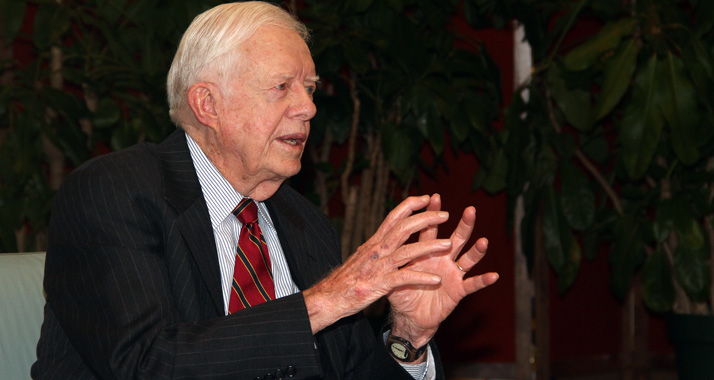Gilt als scharfer Kritiker Israels: Ex-Präsident Jimmy Carter