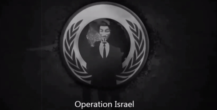 Düster und mit dramatischer Musik präsentiert sich die Gruppe "Anonymous Operation Israel" in einem Youtube-Video.