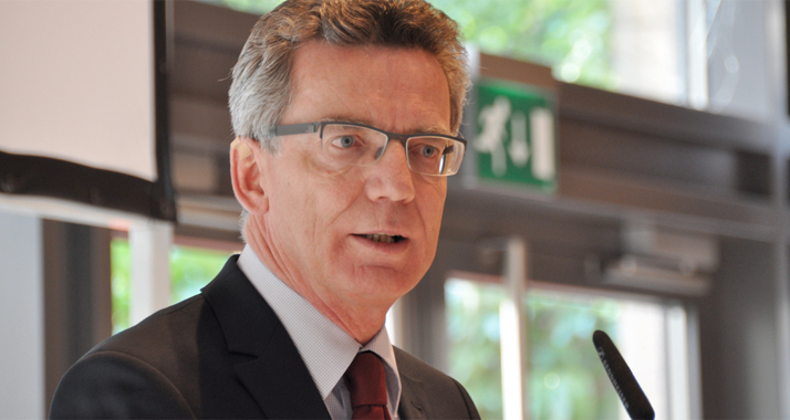 De Maizière: Keine Aktion gegen Israels Existenzrecht von deutschem Boden aus  (Archivbild)