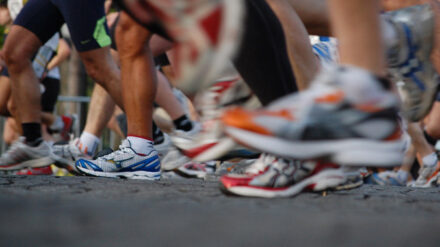 20 Tage soll der Marathonlauf dauern - von Beirut bis Jerusalem.