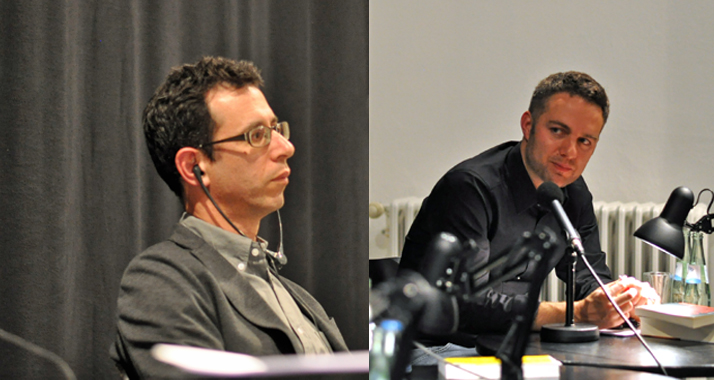 Zwei, die über religiösen Fundamentalismus geschrieben haben, trafen in Berlin aufeinander: (v. l.) Assav Gavron und Martin Schäuble.