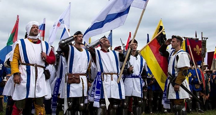 Wilde Kerle: Israelis, die Ritterspiele mögen.