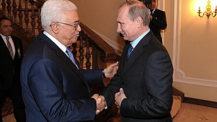 "Treffen zweier Freunde": Abbas und Putin (r.) am Mittwoch in Novo-Ogarjovo