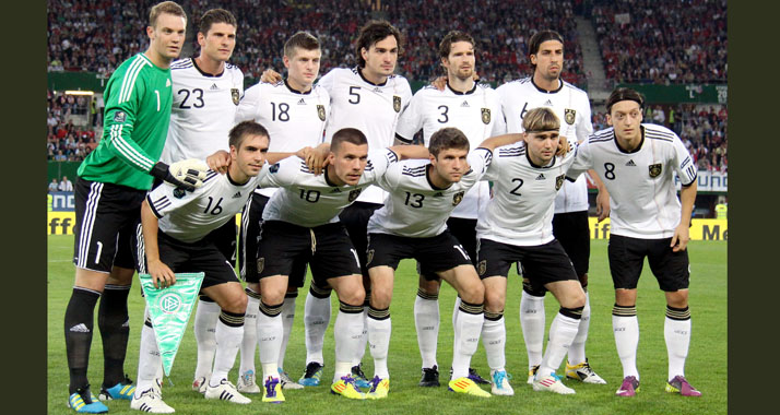 Die deutsche Nationalmannschaft 2012. In dem Jahr spielte das Team das letzte Mal gegen Israel.