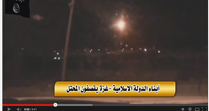 Dieses YouTube-Video soll zeigen, wie die ISIS von Gaza aus Israel beschießt.