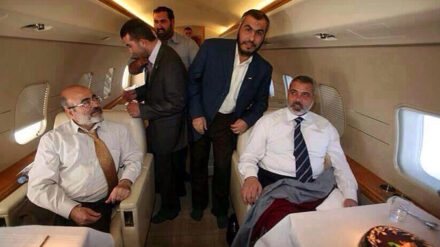 Masch'al im Privatjet: Dieses Bild von 2013 wurde jetzt über Twitter verbreitet.