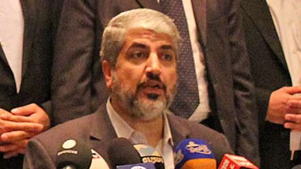 Keine Verhandlungen: Der Hamas-Politiker Masch'al fordert für eine Waffenruhe die Aufhebung der Gaza-Blockade.