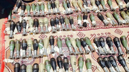 Im Gazastreifen beschlagnahmte und zerstörte die israelische Armee unzählige Kampfmittel, wie diese Mörsergranaten.