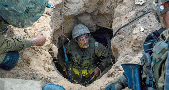 Israels Bodenoffensive richtet sich vor allem gegen das weit verzweigte Tunnelsystem der Hamas.