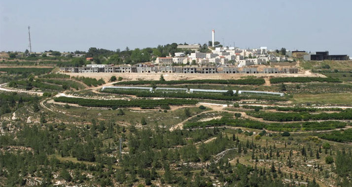 Blick auf den Siedlungsblock Gusch Etzion