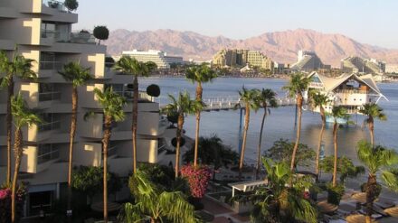 Die Tourismusbranche, wie hier in Eilat, musste im August starke Einbußen hinnehmen.