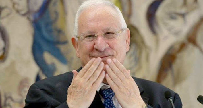 Rivlin grüßt erstmals als neuer Präsident sein Vok zu „Rosch HaSchanah“.