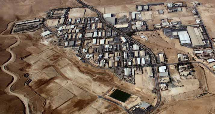 In israelischen Fimen im Westjordanland wie hier im Industriepark Mischor Adumim östlich von Jerusalem arbeiten 20.000 Palästinenser.