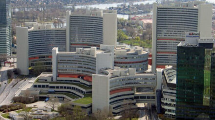Austragungsort der IAEA-Generalversammlung: Das Hauptgebäude der Behörde in Wien