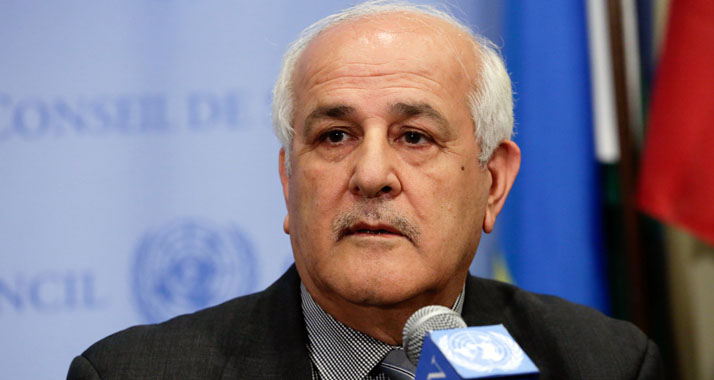 Beklagt sich über israelische Verstöße: der palästinensische Diplomat Rijad Mansur