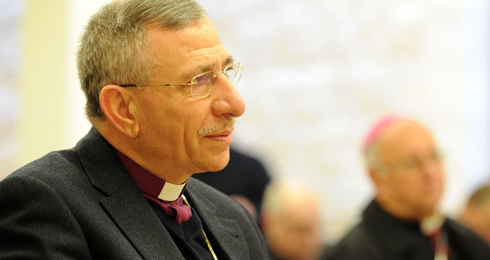 Bischof Mounib Younan appelliert mit anderen palästinensischen Christen an die EU. (Archivbild)