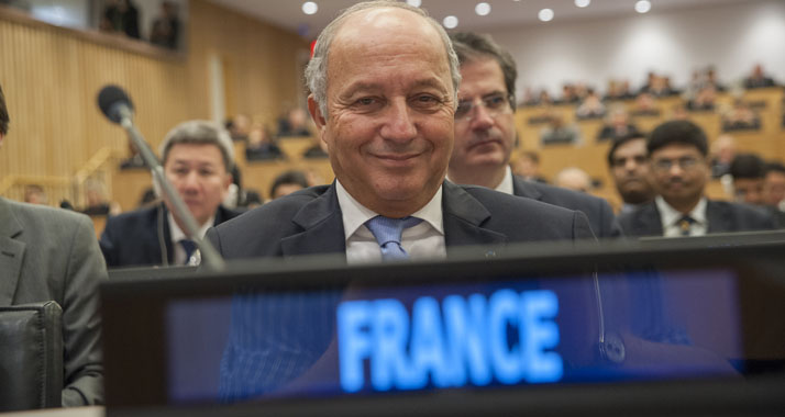 Ist gegen eine voreilige Anerkennung eines palästinensischen Staates: Frankreichs Außenminister Fabius.